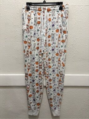 Jaclyn Intimates Halloween Dog Print Pajama Joggers Size M